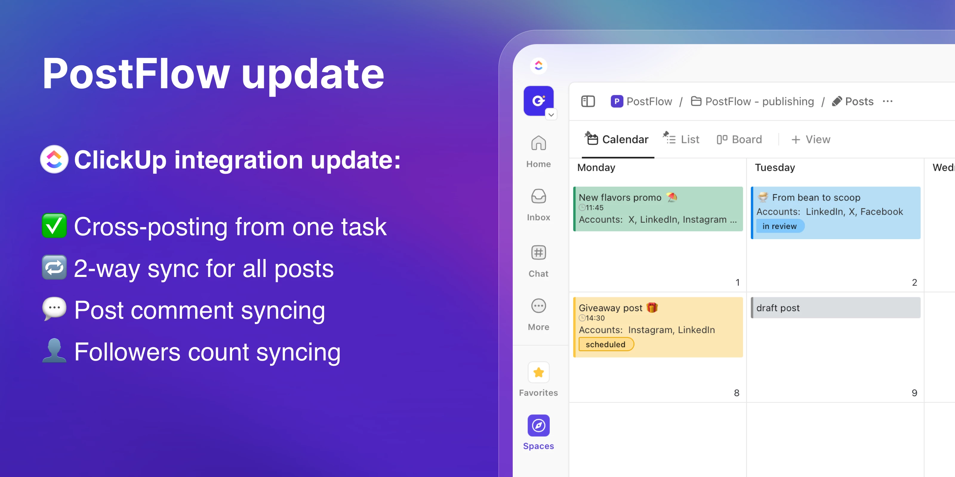 PostFlow update: GIFs, polls, Threads tagging and more